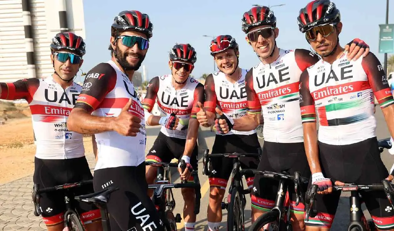 Fernando Gaviria en el Tour de Omán