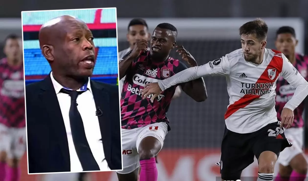Tino Asprilla; River Plate vs Santa Fe