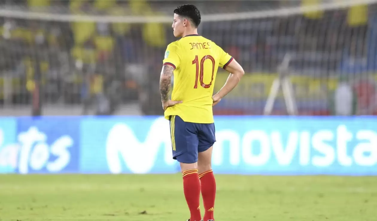 Selección Colombia, Eliminatorias qatar 2022, James Rodríguez