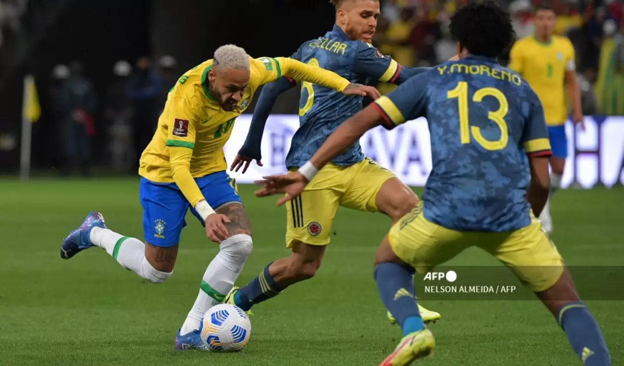 Brasil vs Colombia, Eliminatorias a Qatar