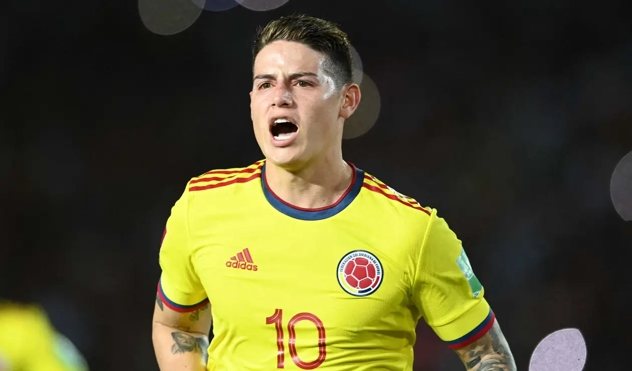 James Rodríguez, Selección Colombia vs Venezuela, Eliminatorias Qatar