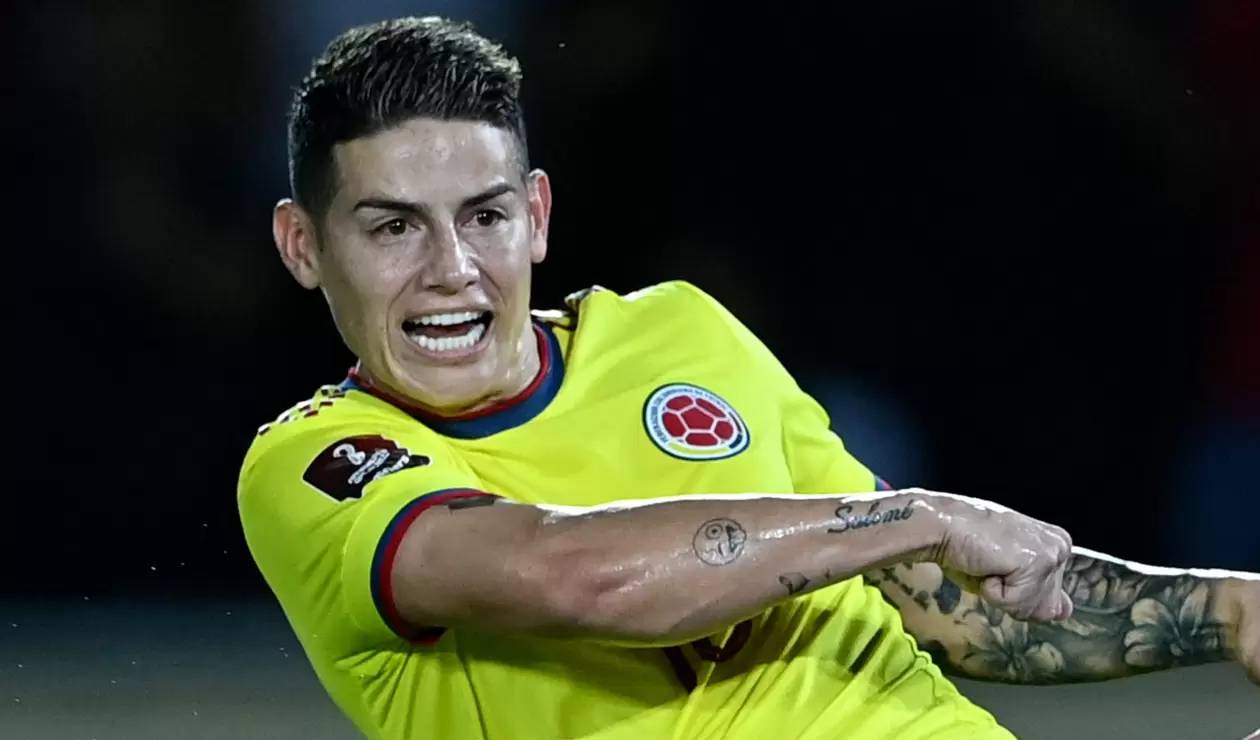 James Rodríguez, Venezuela vs Selección Colombia, Eliminatorias Qatar 2022