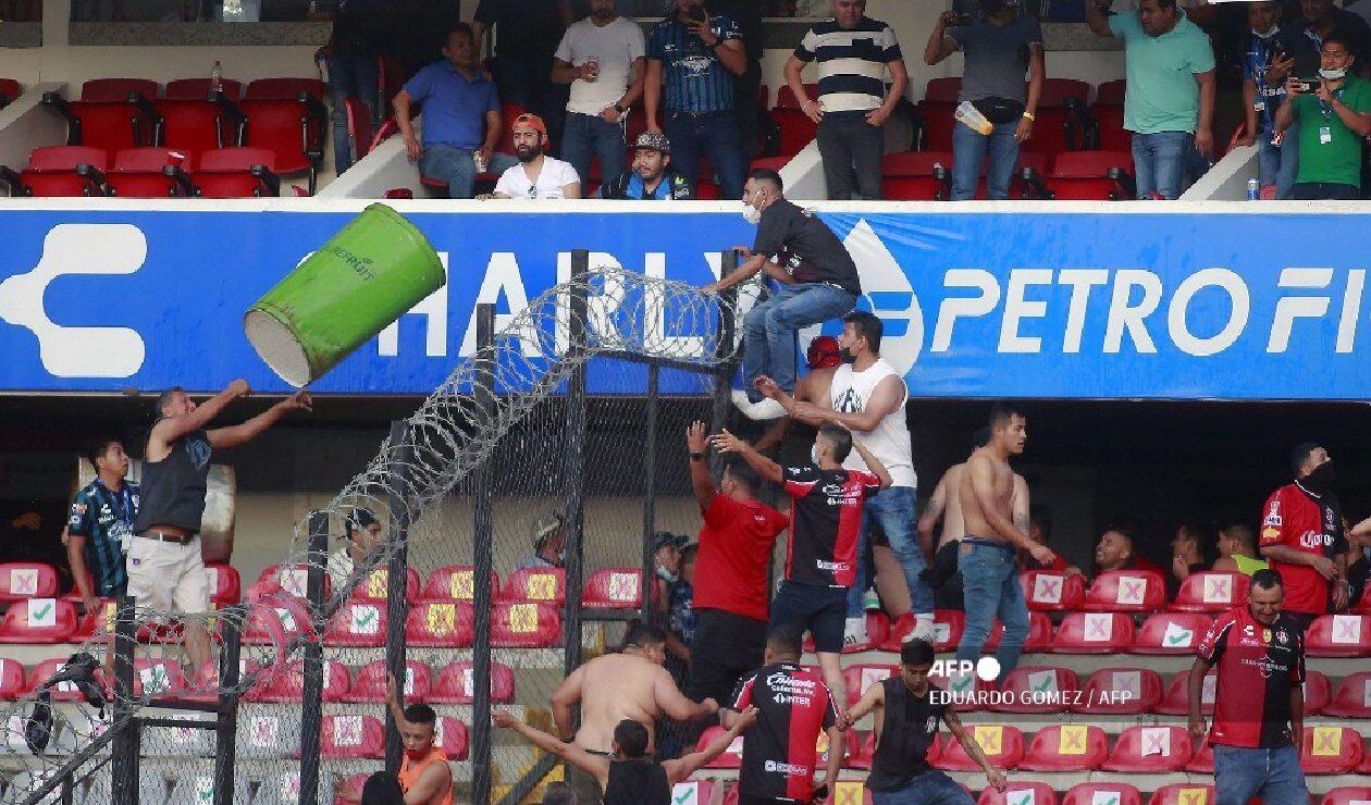 Incidentes en Querétaro vs Atlas - Liga MX 2022