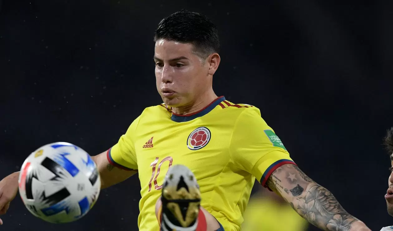 Selección Colombia, Eliminatorias Qatar 2022, James Rodríguez fecha 17, Bolivia