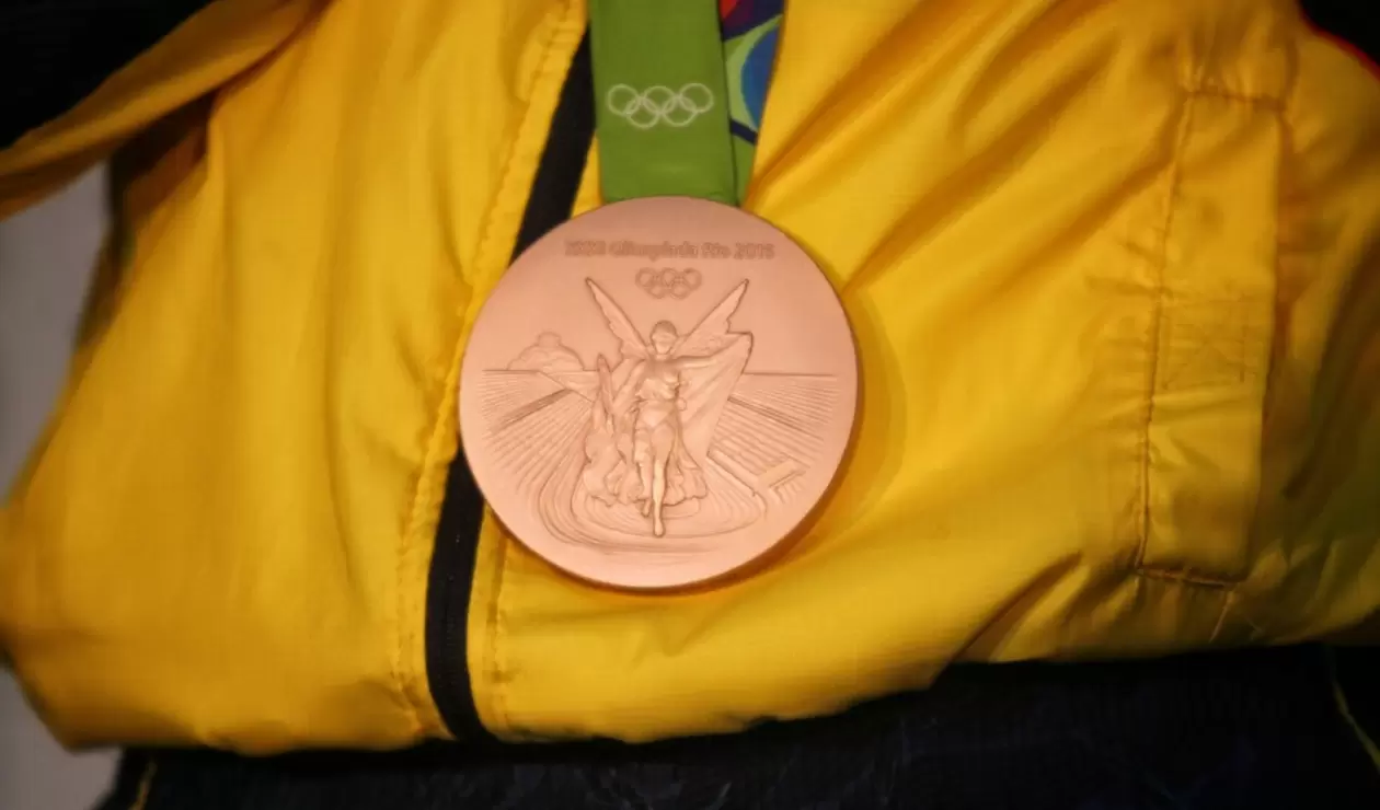 Medalla de bronce de los Juegos Olímpicos. 