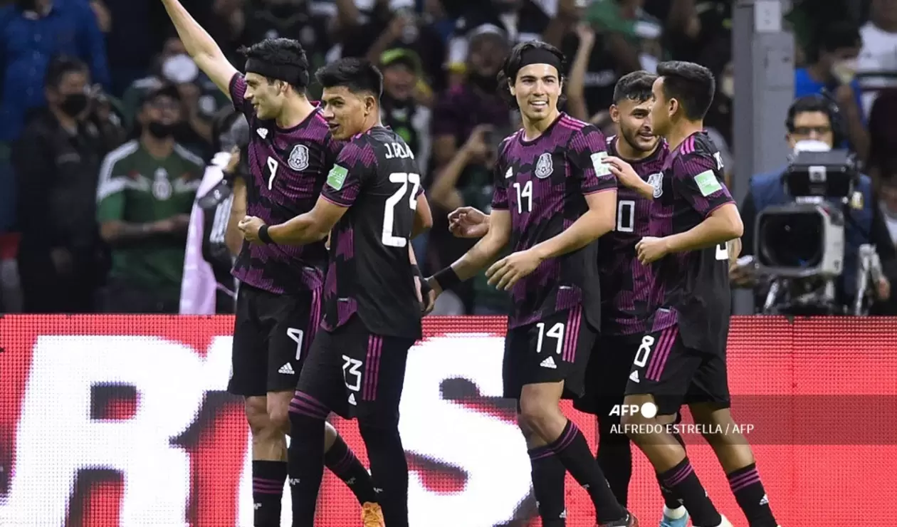 México en su último partido de eliminatoria para Qatar 2022.
