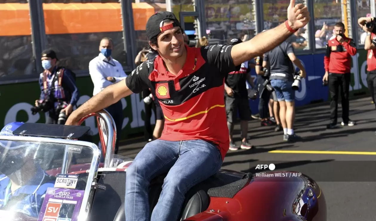 Carlos Sainz, piloto de Ferrari hasta 2024.