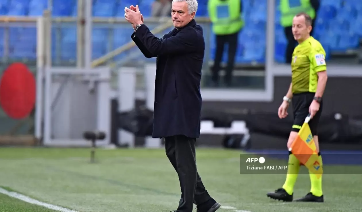 Mourinho, actual entrenador de la Roma.