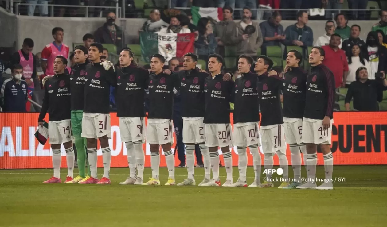Selección mexicana durante las eliminatorias a Qatar 2022.