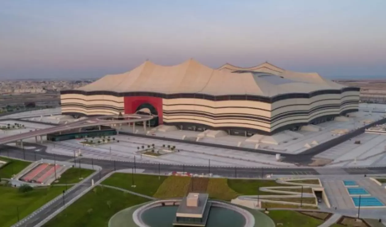 Estadio AL Bayt, sede del partido inaugural de Qatar 2022.