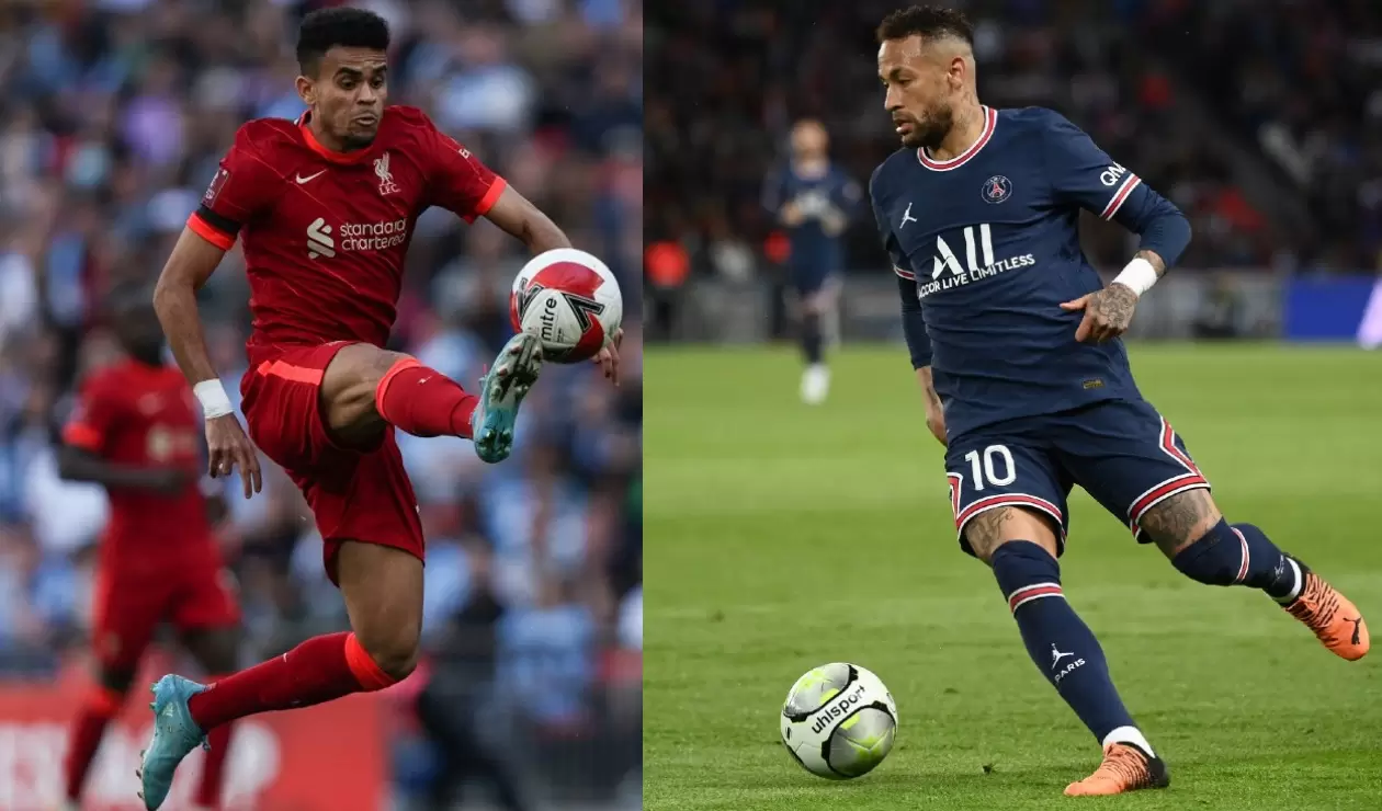 La comparación entre Luis Díaz y Neymar.
