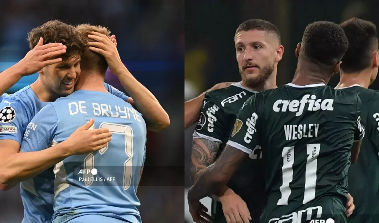Manchester City y Palmeiras, los equipos de mejor rendimiento en Champions y Libertadores.