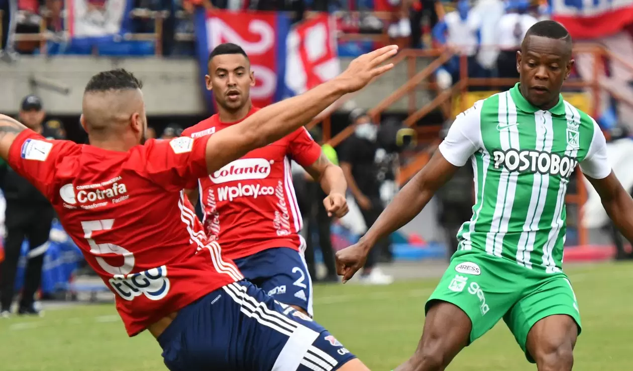 Medellin vs Nacional, Liga Betplay 2022, fecha 18