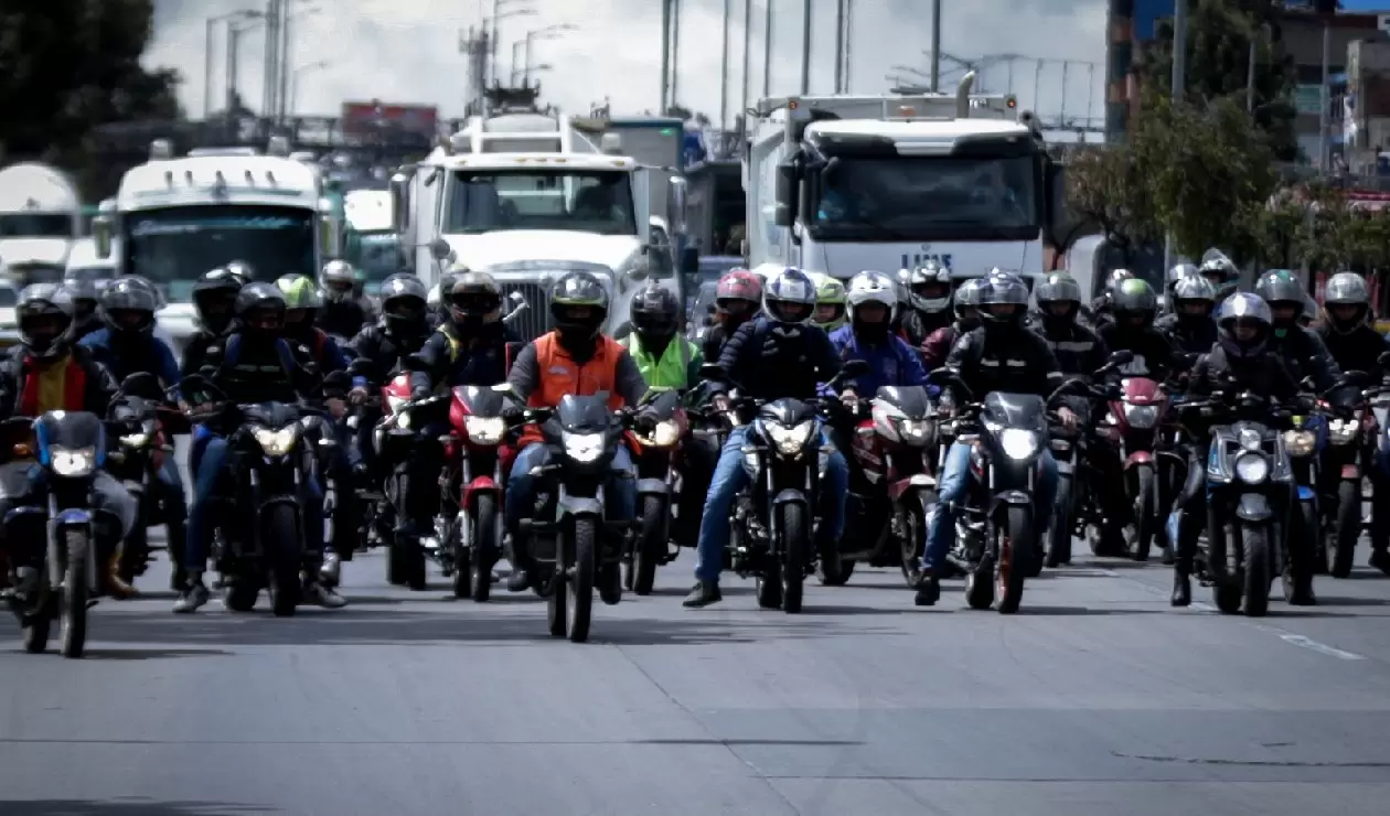 Motociclistas Bogotá
