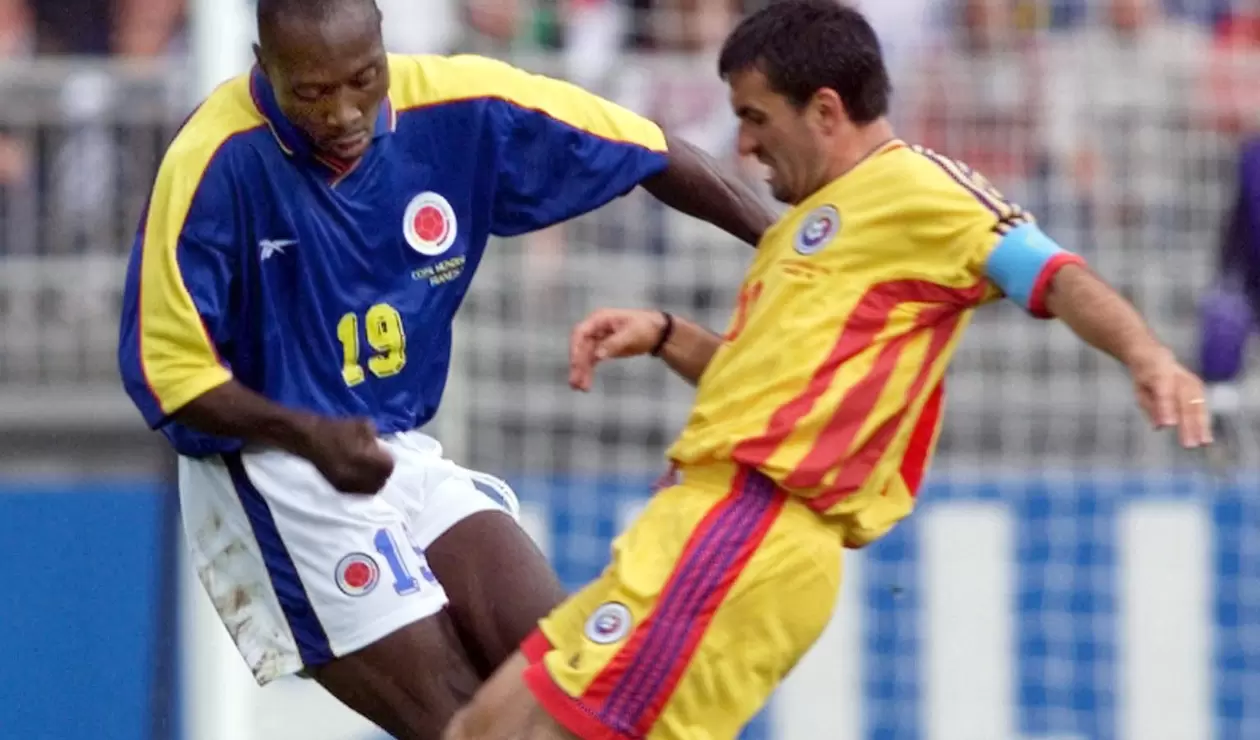 Freddy Rincón Selección Colombia Mundial Francia 98