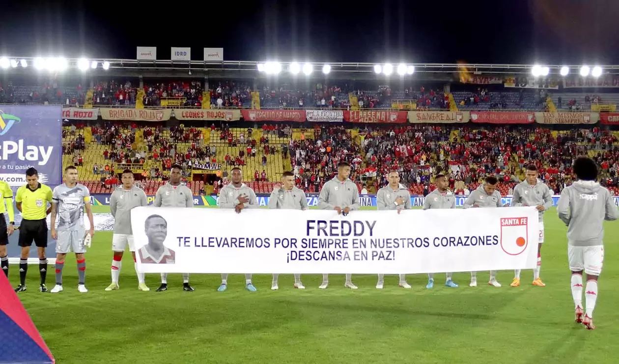Homenaje de Santa Fe a Freddy Rincón