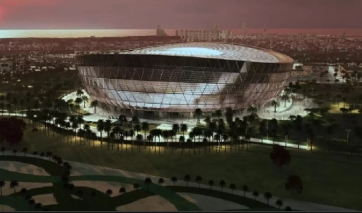 Estadio de Lusail (Qatar), sede de la final de la Copa del Mundo.