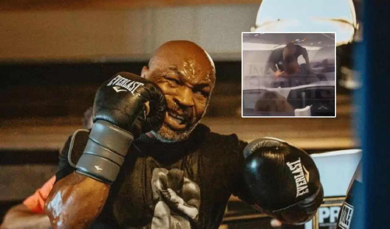 Tyson golpeó a un pasajero de avión