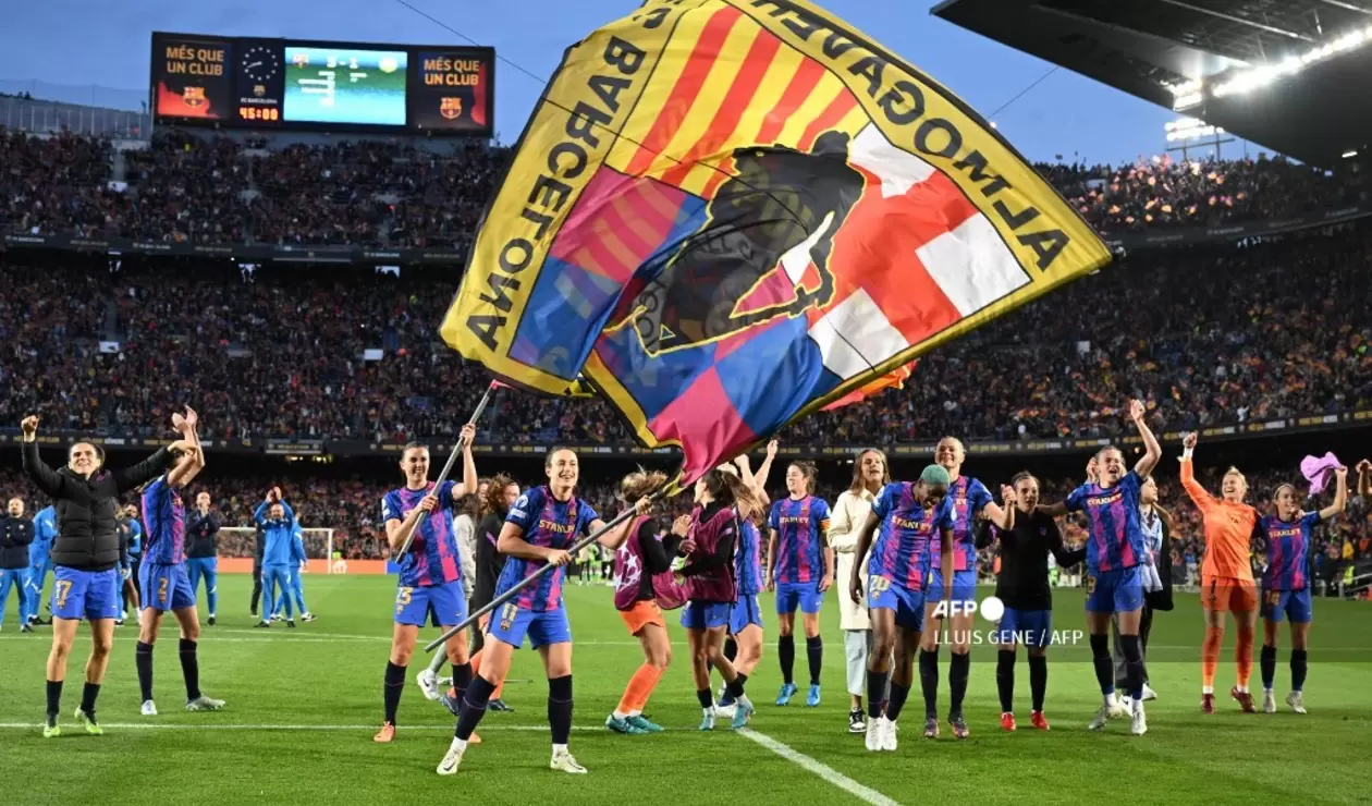 Barcelona Femenino en la Champions League 2022