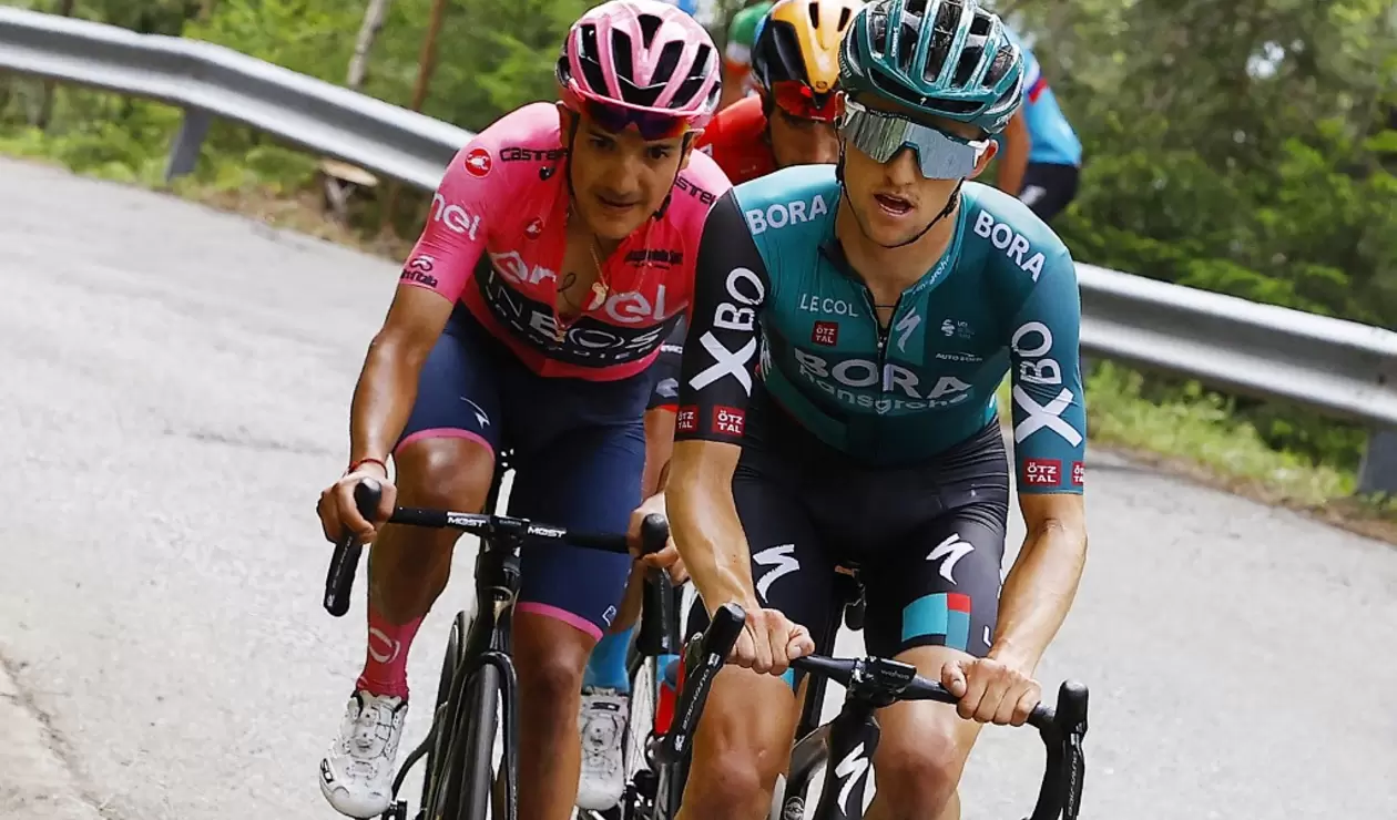 Giro de Italia 2022, clasificación general etapa 17