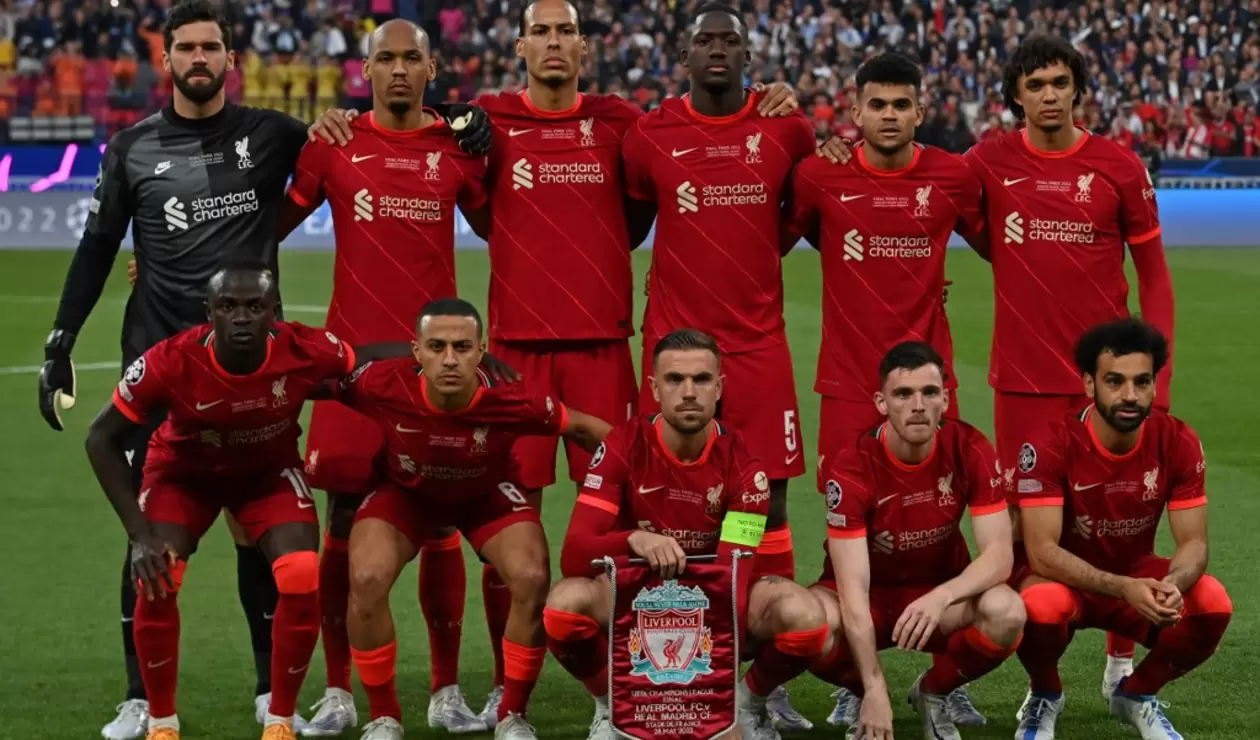 Liverpool antes de la final de Champions League 2022