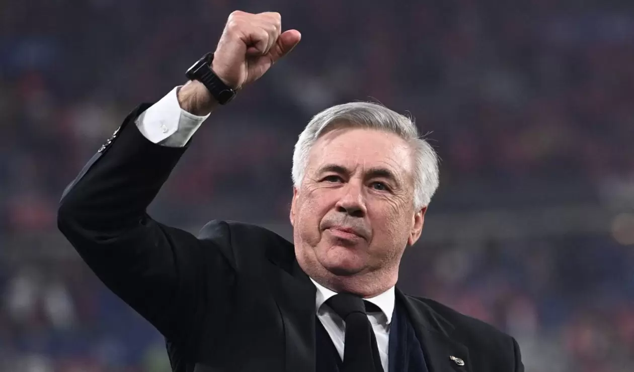 Carlo Ancelotti celebra su cuarta Champions League