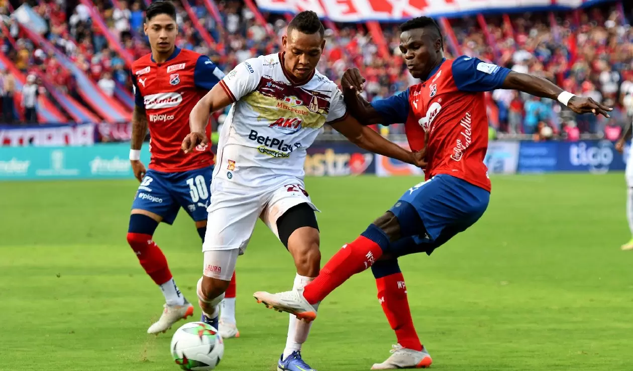 Medellín vs Tolima, Liga Betplay 2022.