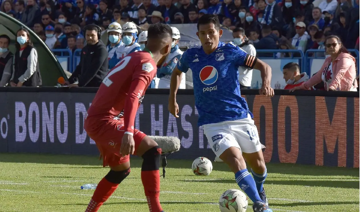 Millonarios ganó en Tunja y se afianza a la parte alta de la Liga Betplay