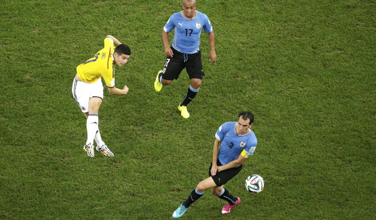 James Rodríguez - Colombia vs Uruguay - Brasil 2014