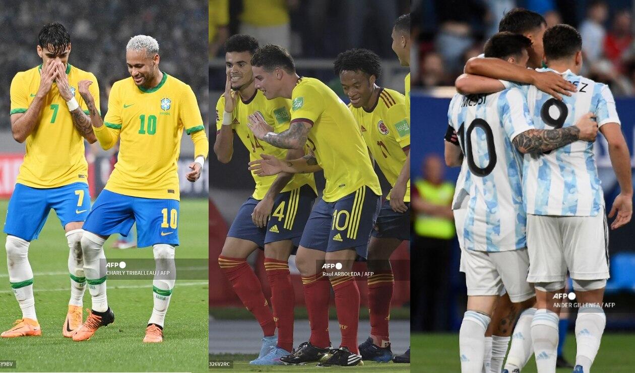 Brasil - Colombia - Argentina