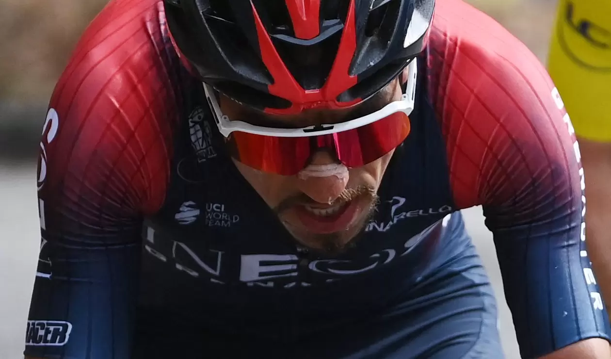 Daniel Martínez, ciclista de Ineos en el Tour de Francia