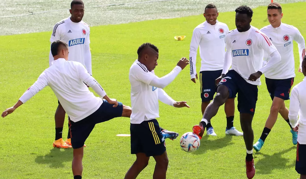 Selección Colombia entrenamiento