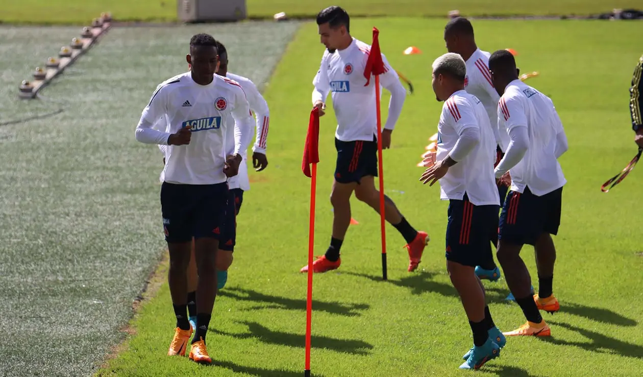 Selección Colombia entrenamiento