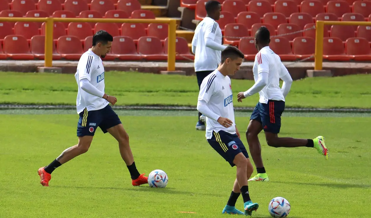 Selección Colombia entrenamiento