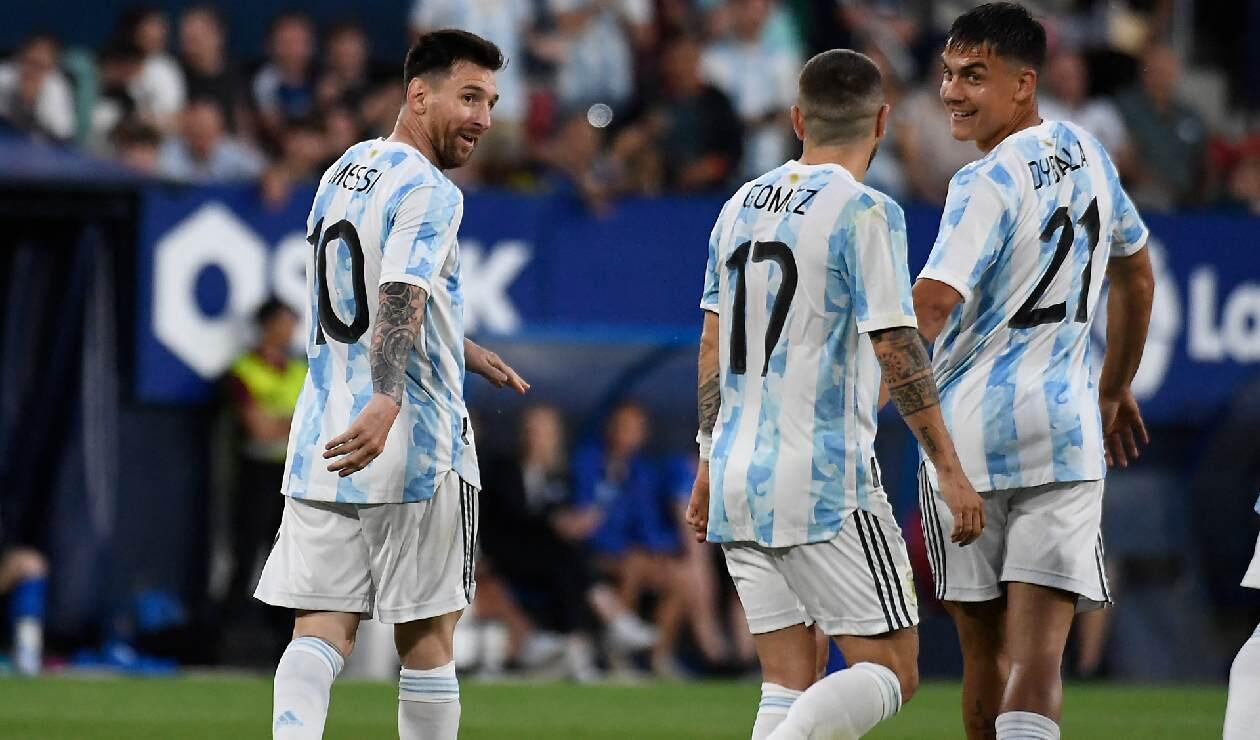 Messi marcó cinco goles en goleada de Argentina a Estonia | Antena 2