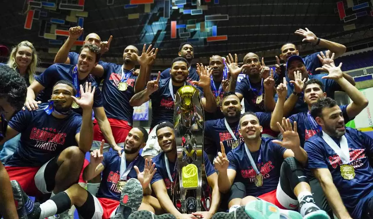 Titanes campeón del baloncesto colombiano