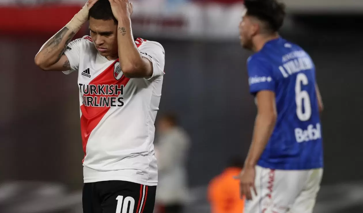 Juan Fernando Quintero en su vuelta a River Plate