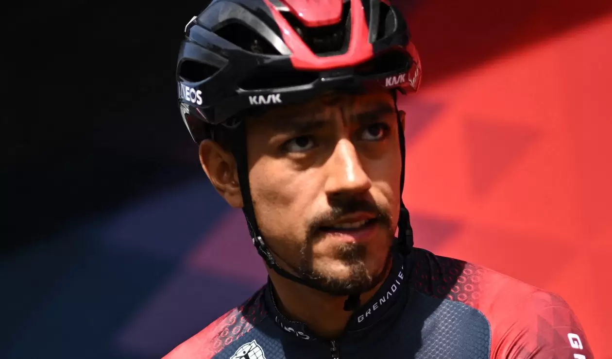 Daniel Martínez previo a una de las etapas del Tour de Francia 2022