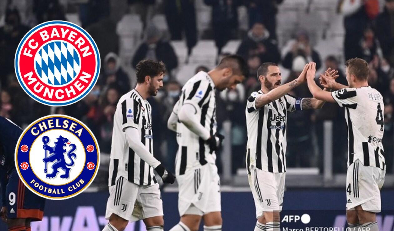 Juventus - Bayern - Chelsea