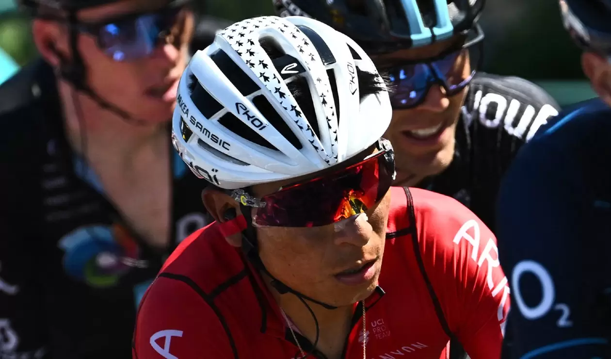 Nairo Quintana con ARKEA en una etapa del Tour de Francia