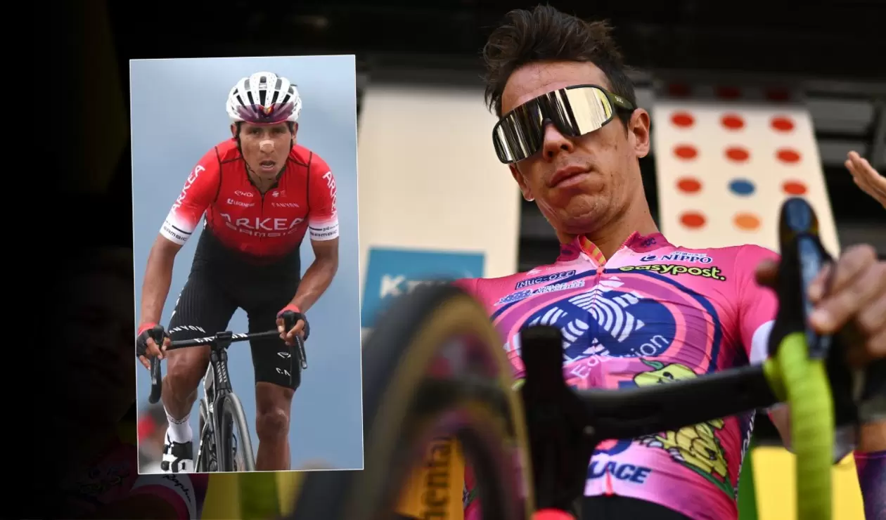 Rigoberto Urán y Nairo Quintana en el Tour de Francia