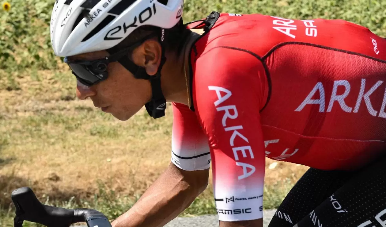 Nairo Quintana en una etapa del pasado Tour de Francia