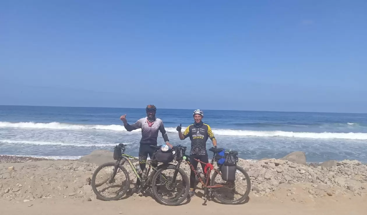 Ciclistas fueron de Soacha a Argentina