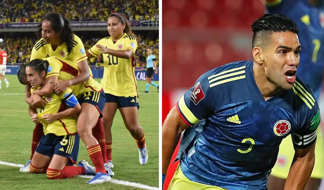 Selección Colombia Femenina y Falcao
