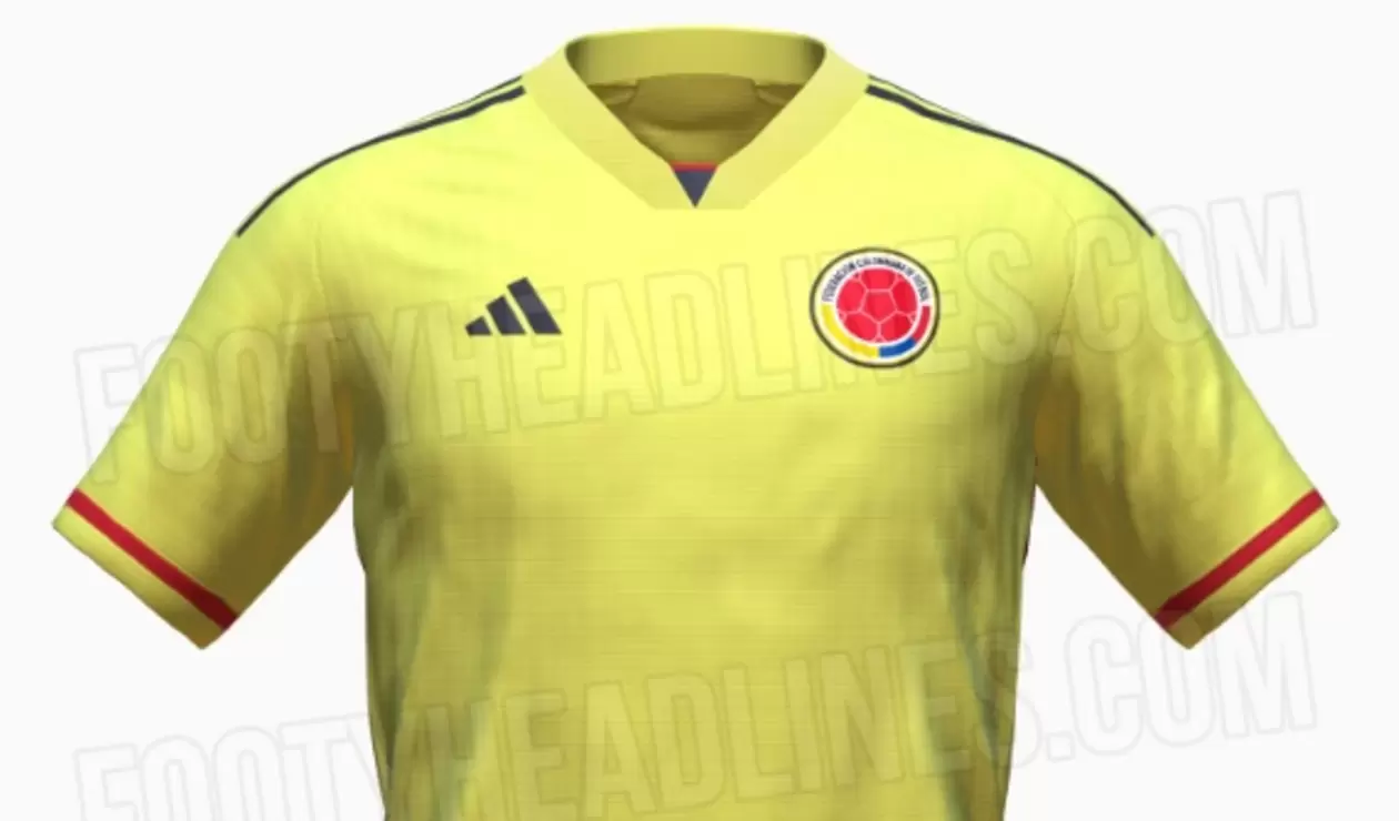 Selección Colombia nueva camiseta 2022
