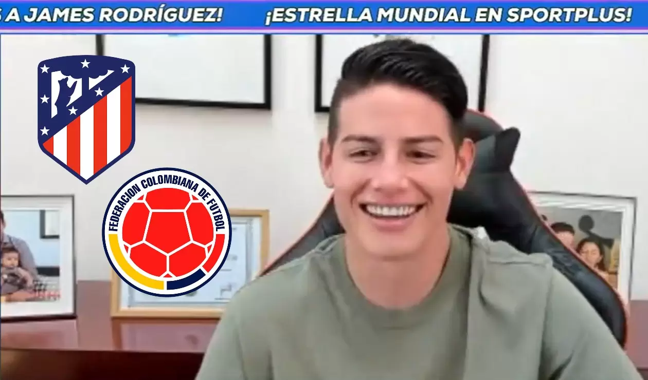James Rodríguez habló de la Selección Colombia y Atlético de Madrid