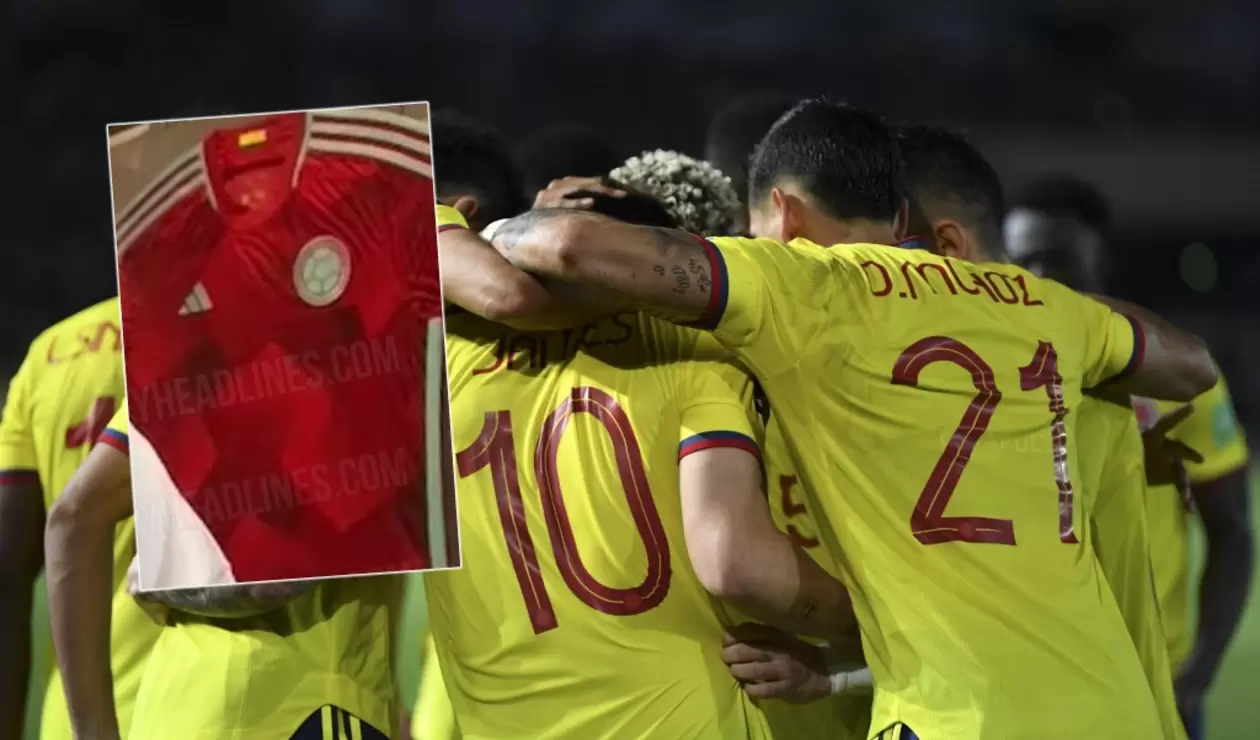 Nueva camiseta Selección Colombia roja
