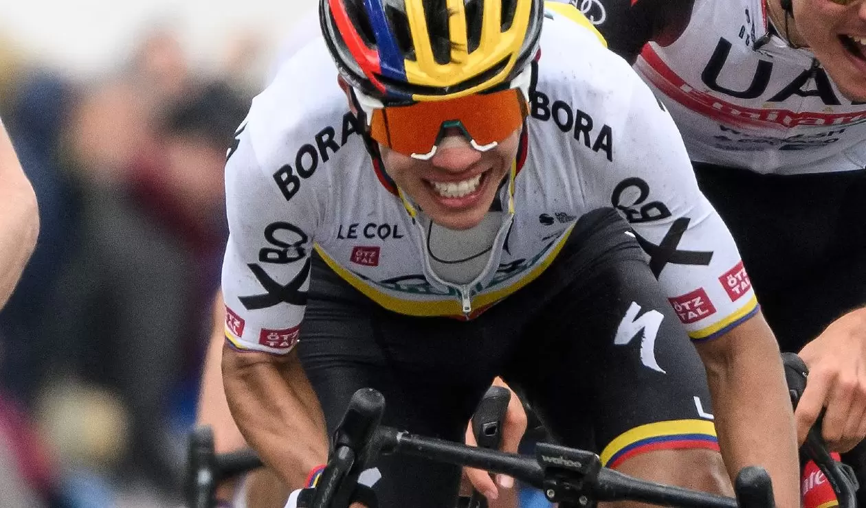 Sergio Higuita, líder del Bora en la Vuelta a España 2022