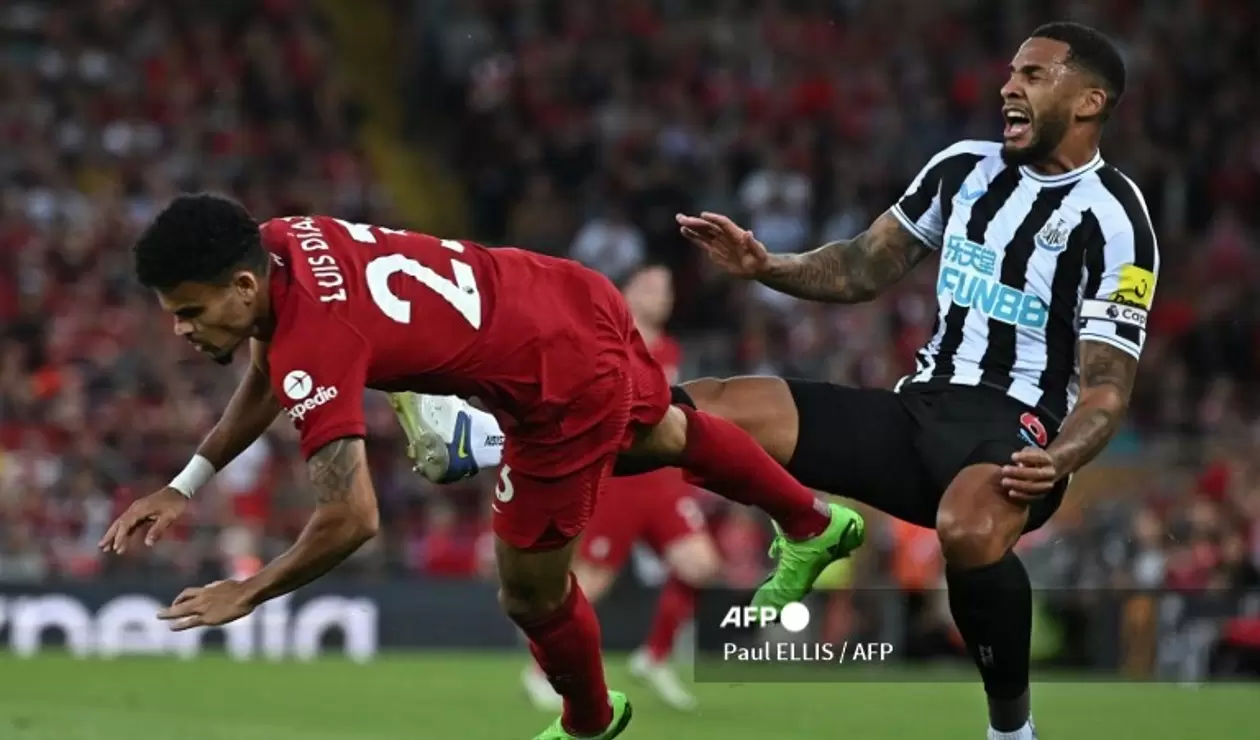 Liverpool vs Newcastle, Premier League, Luis Díaz