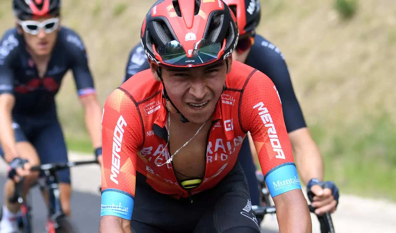 Santiago Buitrago, gregario de Míkel Landa en la Vuelta a España